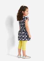 Meisjes jersey jurk en 3/4 legging (2-dlg. set), bpc bonprix collection