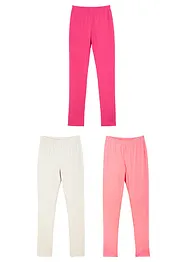 Meisjes legging (set van 3), bonprix