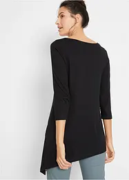 Asymmetrisch longshirt met zijsplitten, bonprix