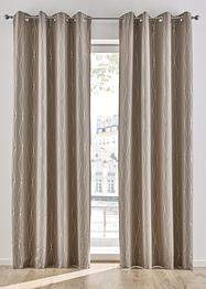 Verduisterend gordijn met glanzende print (1 stuk), bpc living bonprix collection