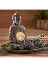 Solar decoratielamp Boeddha met lichtgevende bol, bpc living bonprix collection