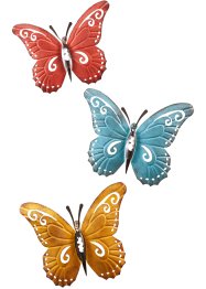 Wanddecoratie vlinder (set van 3), bpc living bonprix collection
