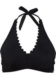 Halter bikinitop met gerecycled polyamide, bonprix