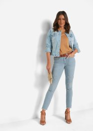 Jeans met applicaties van parels, bpc selection premium