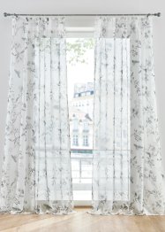 Transparant gordijn met gerecycled polyester (1 stuk), bpc living bonprix collection
