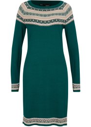 Gebreide jurk met jacquard patroon, bpc bonprix collection