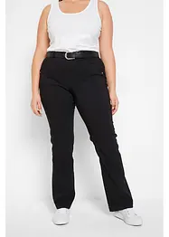 Stretch broek van bengaline, bootcut, bonprix