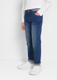 Jeans met lichte wassing, straight fit, John Baner JEANSWEAR