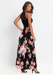 Maxi jurk met bloemenprint en kant, BODYFLIRT boutique