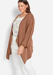 Opengedragen vest met wijde 7/8 mouwen, bpc bonprix collection