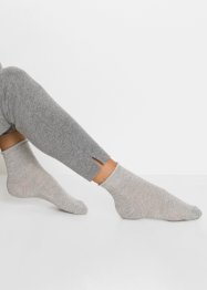 Korte sokken met rolrandje (6 paar) en biologisch katoen, bpc bonprix collection