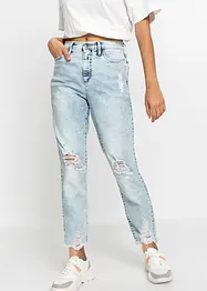 Mom jeans met destroyed effecten, bonprix