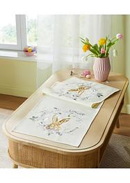 Tafelloper met glanzende print haas, bpc living bonprix collection