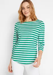 Shirt met 3/4 mouwen en boothals, bonprix