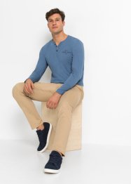 Henley shirt met comfort fit, lange mouw, bpc bonprix collection