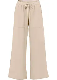 Wijde broek van linnen, bonprix