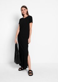 Katoenen maxi jurk met split, bpc bonprix collection