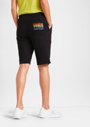 Pride bermuda sweat short met gerecycled polyester, bpc bonprix collection