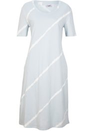 Katoenen jurk met zakken in A-lijn, kuitlang, bpc bonprix collection