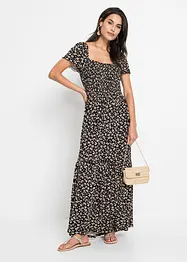Maxi jurk van viscose, korte maat, bonprix