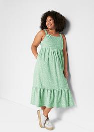 Jersey jurk met volants, bpc bonprix collection