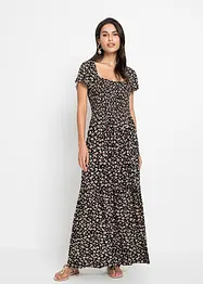 Maxi jurk van viscose, korte maat, bonprix