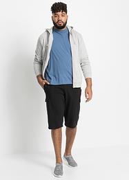Sweat bermuda met cargozakken, bpc bonprix collection