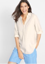 Linnen blouse, 3/4 mouw, bpc bonprix collection