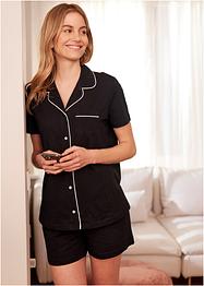 Shortama met knoopsluiting (2-dlg. set), bpc bonprix collection