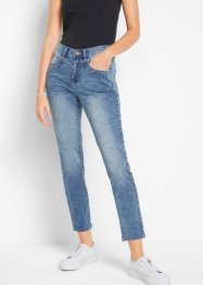 Corrigerende slim fit super stretch jeans, cropped, John Baner JEANSWEAR