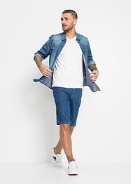 Stretch jeans bermuda, regular fit (set van 2), John Baner JEANSWEAR
