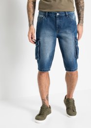 Cargo jeans bermuda, loose fit, John Baner JEANSWEAR