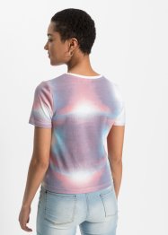 Shirt met wikkeleffect van biologisch katoen, RAINBOW