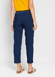 Mid waist jeans met comfortband, straight (set van 2), bonprix