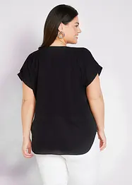 Tuniekblouse van georgette, bonprix