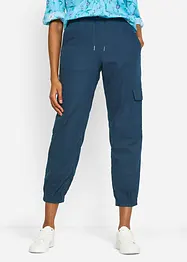 Cargo broek met linnen, bonprix