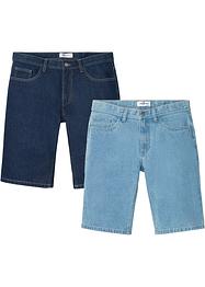 Jeans bermuda, regular fit (set van 2), John Baner JEANSWEAR