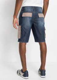 Jeans cargo bermuda, regular fit, John Baner JEANSWEAR