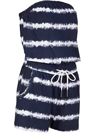 Strapless playsuit van biologisch katoen, bonprix