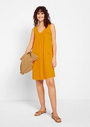 Korte jersey jurk met zakken van viscose, bpc bonprix collection