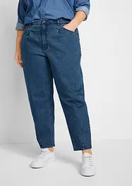 Stretch barrel jeans, cropped, bonprix