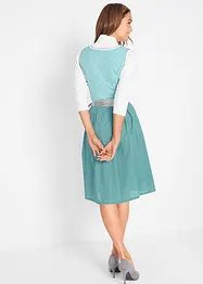 Dirndl met kanten schort, knielang (2-dlg. set), bonprix