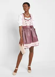 Dirndl met schort, knielang (2-dlg. set), bonprix