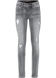 Skinny jeans met destroyed effecten, bonprix