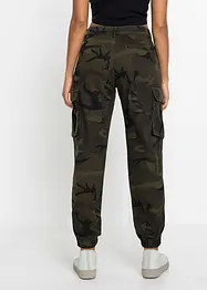 Cargo broek met camouflageprint, bonprix