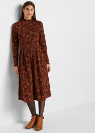 Jersey jurk met print, lange mouw, bpc bonprix collection