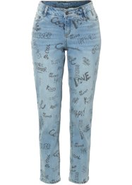 Boyfriend jeans met print, RAINBOW