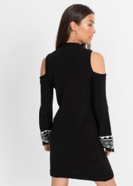 Gebreide jurk met cold shoulder, BODYFLIRT boutique