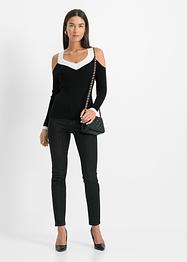 Gebreid shirt met cold shoulder, BODYFLIRT boutique