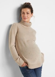 Zwangerschaps coltrui / voedingstrui met zijsplitten, bpc bonprix collection